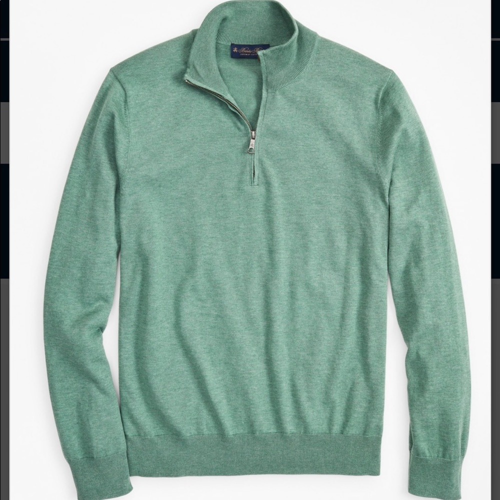 Men’s Brooks Brothers half zip sweater